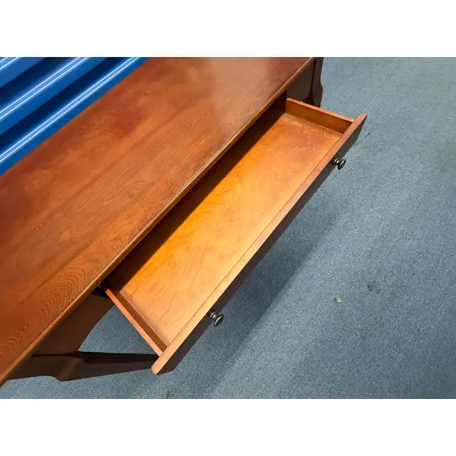 Vintage Dark-Wood Writing Desk